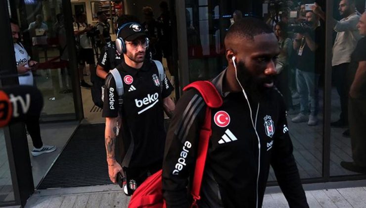 Beşiktaş kafilesi Trabzon'a ulaştı!