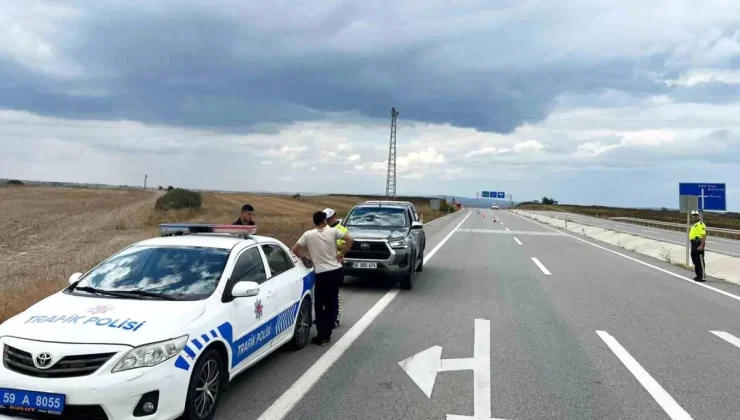 Tekirdağ Saray’da Trafik Denetimleri Devam Ediyor