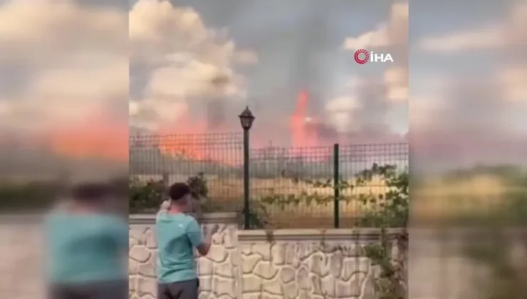 Tekirdağ’da otluk alanda çıkan yangın paniğe neden oldu